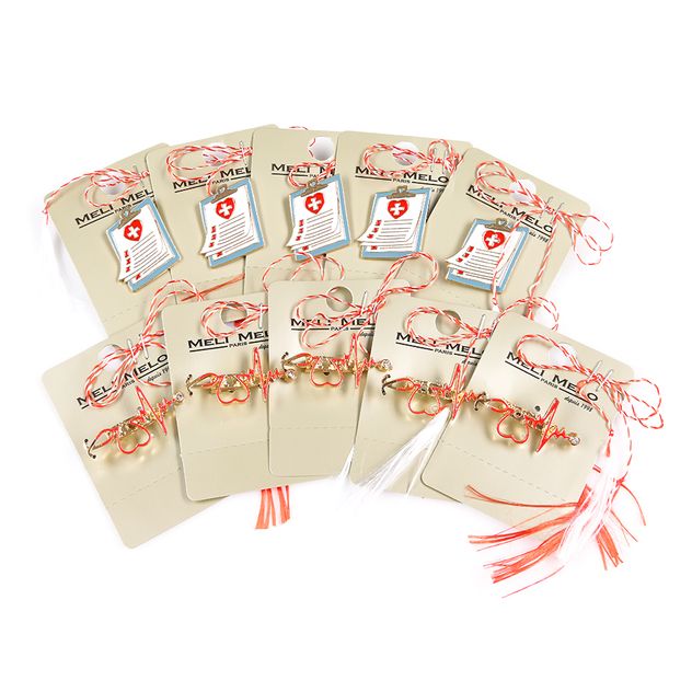 Set 10 brose martisor ritm cardiac si fisa medicala