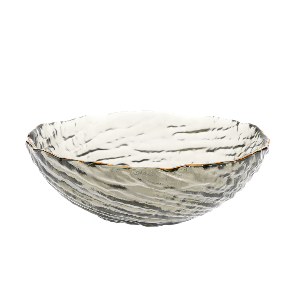 Bol decorativ cu dunga aurie