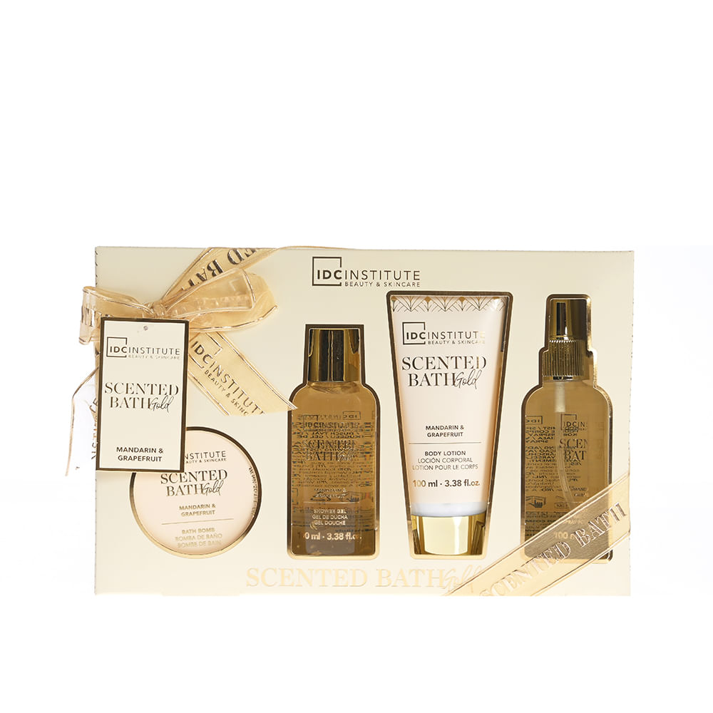 Set cadou pentru baie idc Institute cu mandarina si grapefruit