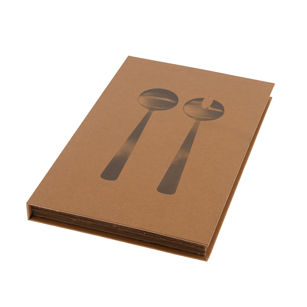 Set 2 ustensile pentru salata, finisaj auriu