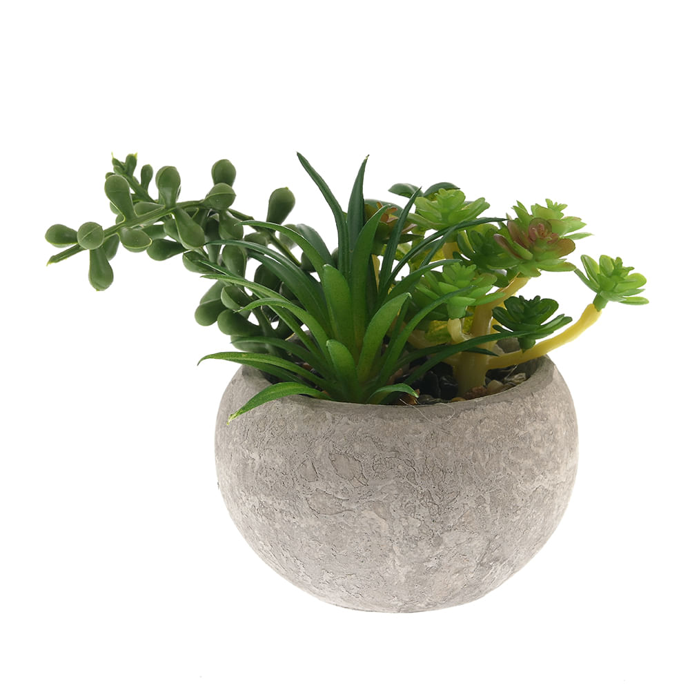 Ghiveci decorativ cu plante artificiale