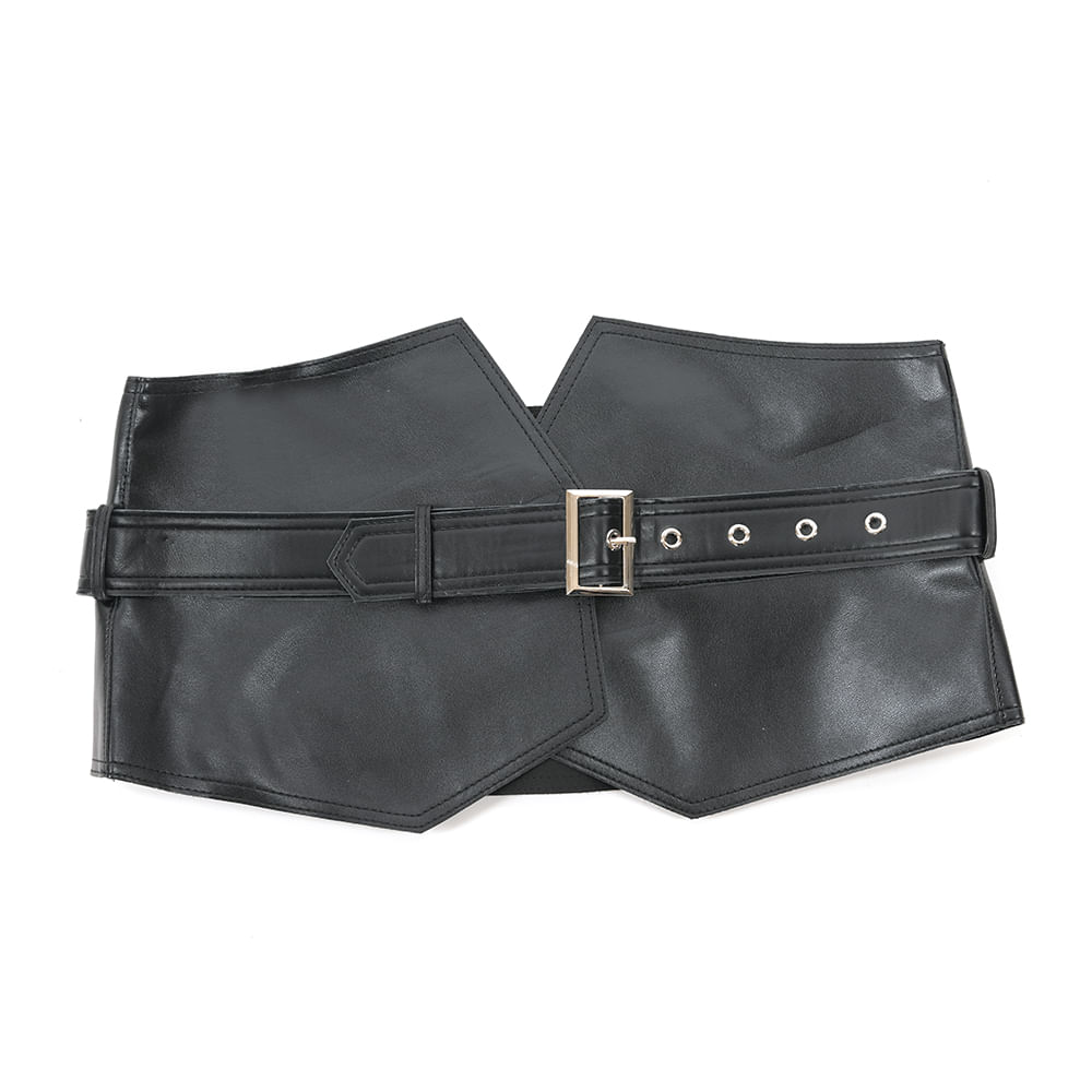 Curea lata neagra cu design modern