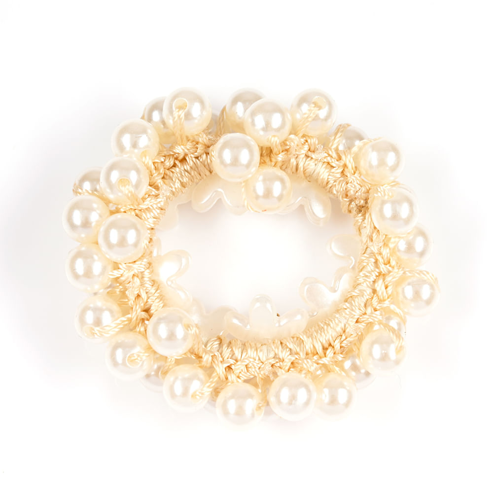 Elastic de par cu perle decorative