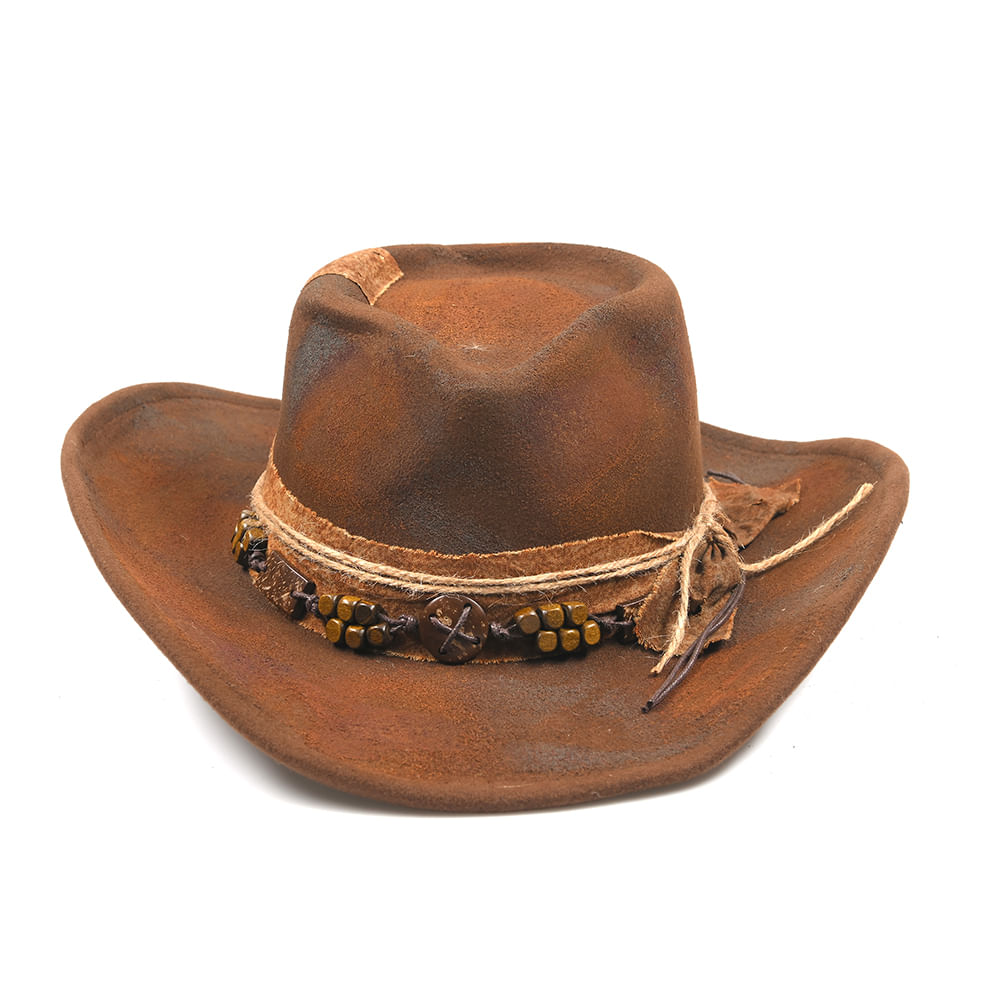 Palarie cowboy maro