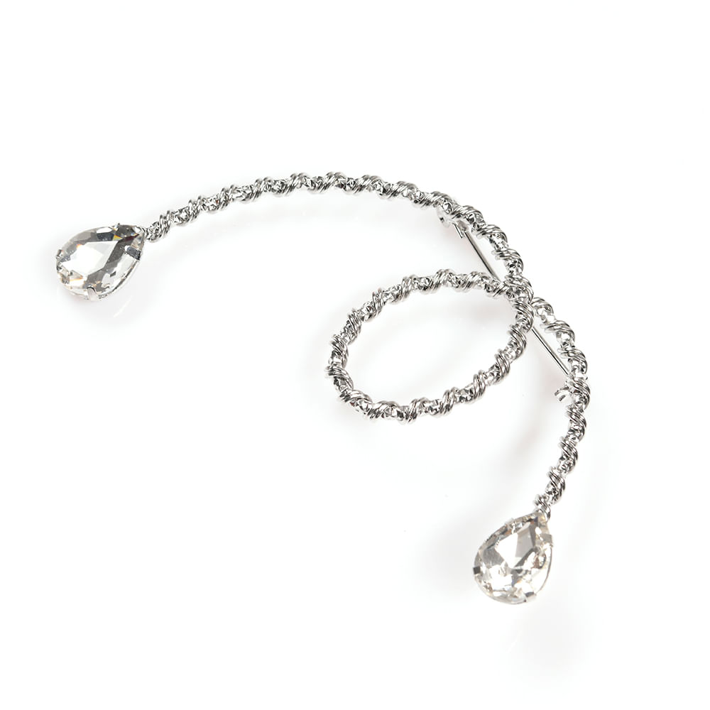 Brosa eleganta cu pietre - Imagine 2